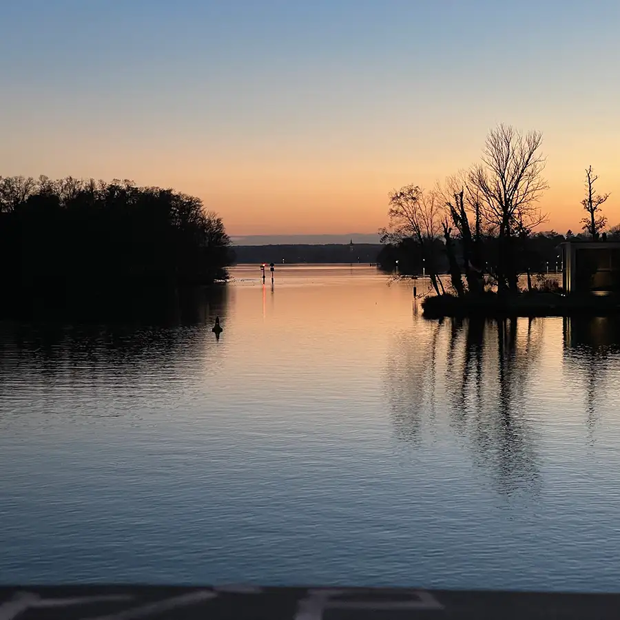 Sonnenuntergang am See